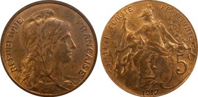 1917 5C Gad-165 F-119 MS64RB