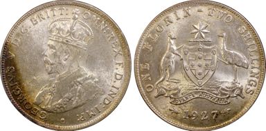 1927(m) Florin MS61