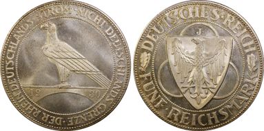 1930-J 5 Mk Rhineland J-346 MS66