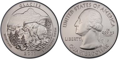 2011-P 25C Glacier NP  5 oz Silver SP69
