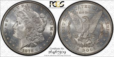 1878 7TF $1 VAM 189 MS62