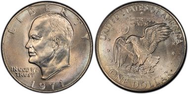1971 $1 MS66