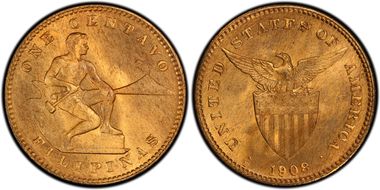 1908-S/S 1C Allen-2.06a, FS-501 MS65RB