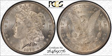 1878-CC $1 MS62