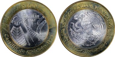 2007-Mo 100 P Yucatan MS64