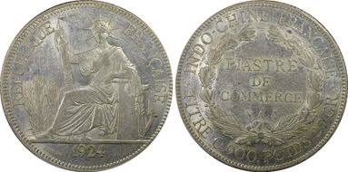 1924-A Piastre Lec-300 AU55