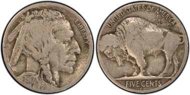 1917-D 5C 3 1/2 Leg FS-901 VG8