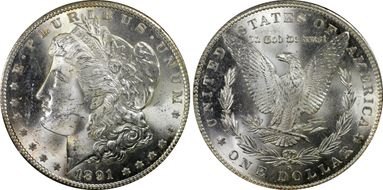 1891-S $1 MS63