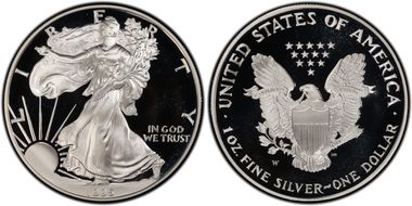 1995-W $1 Silver Eagle PR69DCAM