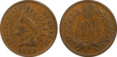 1892 1C AU53BN