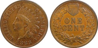 1883 1C AU58BN