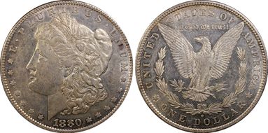 1880/79-O $1 VAM 4, Crossbar AU53