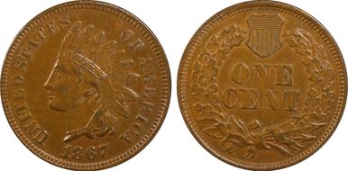 1867 1C AU55BN