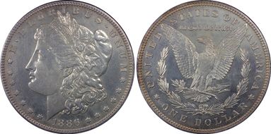 1886 $1 PR63