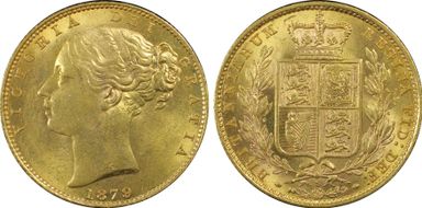 1879-S Sov S-3855 Shield MS63