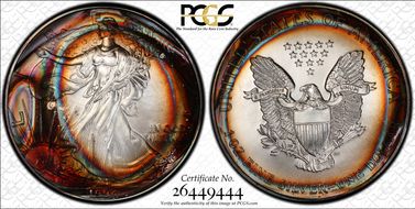 1994 $1 Silver Eagle MS67