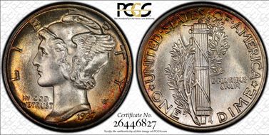1937 10C MS66FB