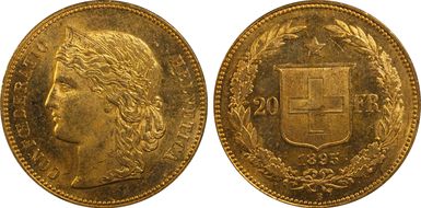 1895 B 20 Fr MS63