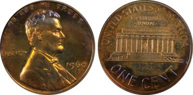 1960 1C Small Date PR66RB