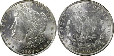 1886 $1 MS63