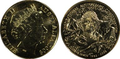 2009 $1 Steve Irwin MS66