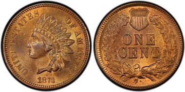 1873 1C Closed 3 MS65RB