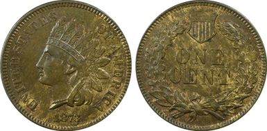 1873 1C Open 3 MS64BN