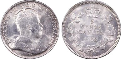 1902-H 5C Large H MS64