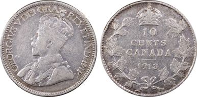 1913 10C Broad Leaves VF30