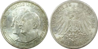 1914-A 3 Mk Wedding J-24 MS65+