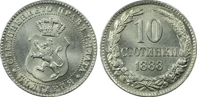 1888 10 St KM-10 MS66