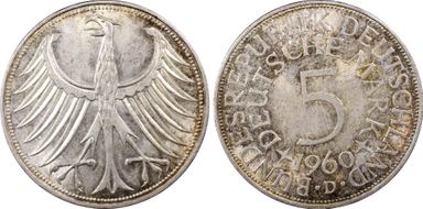 1960-D 5 Mk J-387 MS64