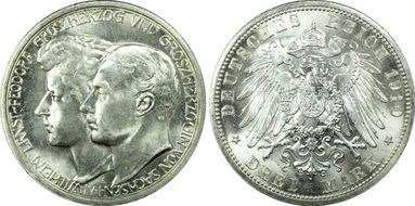 1910-A 3 Mk 2nd Marriage J-162 MS64