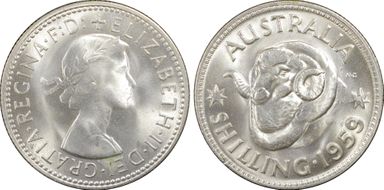 1959(m) Shil KM-59  Ag MS66