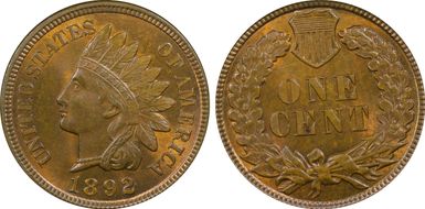 1892 1C MS65RB