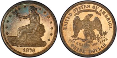 1876 T$1 PR64CAM