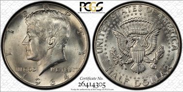 1964-D 50C TDO FS-103 MS65