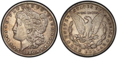 1900-O/CC $1 VAM 7A XF40