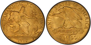 1915-S $2.50 Panama-Pacific MS67