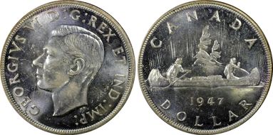 1947 S$1 Blunt 7 MS63