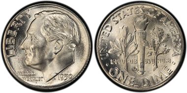 1950-D 10C DDR FS-801 (014) MS65FB