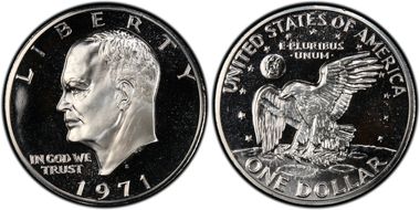 1971-S $1 Silver DDO FS-106 PR64CAM