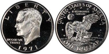 1971-S $1 Silver DDO FS-106 PR66CAM