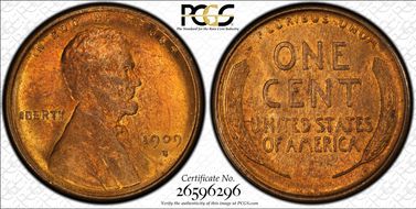 1909-S VDB 1C MS65RB