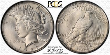 1927 $1 MS65