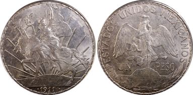 1911 Peso Caballito KM-453  Short Ray MS64