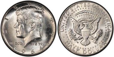 1964-D 50C DDO, FS-101 MS64+