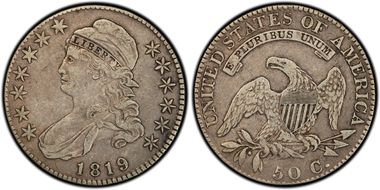 1819 50C Overton 110 VF35