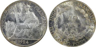 1924-A 20C Lec-224 MS65