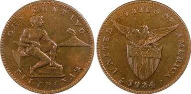1934-M 1C MS64RB